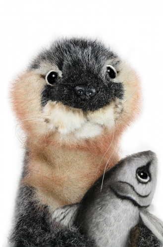 Preview: Fischotter aufwartend 24 cm